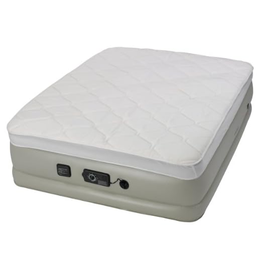 Insta-Bed Raised Air Mattress with Never Flat Pump - Queen Pillow Top