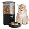 Automatic Cat Feeder Food Dispenser: 4L Timed Small Dog Dry Food Dispenser with 10s Voice – Distributeur Nourriture Chat Hund Programmable – Auto Pet Feeder with 1-6 Meals Per Day