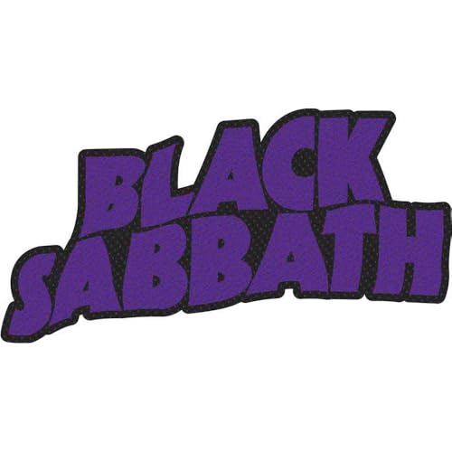 Black Sabbath Patch Logo Cut Out Nouveau Officiel Purple