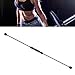 VBESTLIFE Elastic Fitness Bar with Counter, Glass Fiber Exercise Bar Workout Equipment for Home Gym Strength Training Core Exercise (Black)
