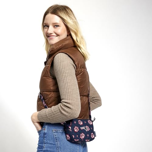 Image of Vera Bradley womens Cotton Small Stadium Crossbody Bag