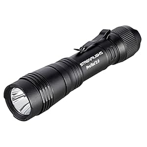 Streamlight 89000 ProTac 2.0 2000-Lumen 17300-Candela Rechargeable Tactical LED Flashlight with USB C Cable, and Holster, Box, Black
