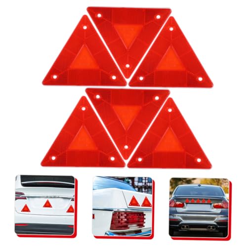 6 triángulos reflectores de emergencia para vehículos miniatura 7