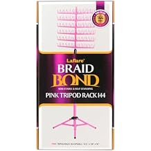 Laflare Standing Braid Hair Organizer 144 Pegs Hair Extension Holder, Divider & Display Stand for Hair Braiding, Height Adjustable Rack, Easy to Assemble