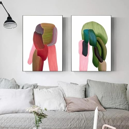 Impressions sur toile abstraites colorées XINBAO art moderne
