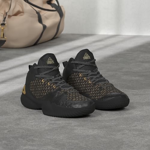 Image of PEAK High Top Mens Basketball Shoes Lou Williams Streetball Master Breathable Outdoor Sneakers Cushioning Shoes for Fitness