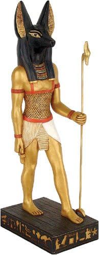 Anubis Standing, 13"H