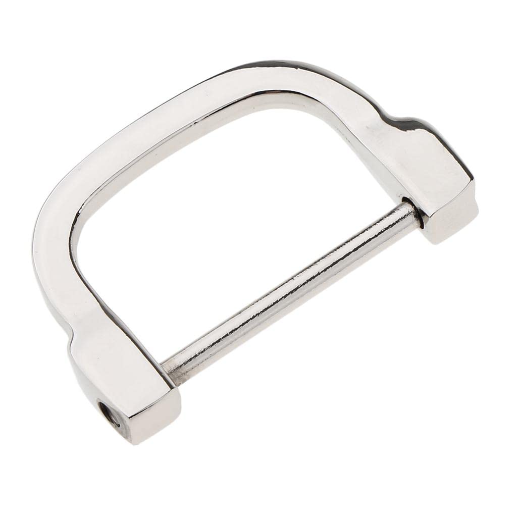 NIVAA DIY Handmade Detachable D-ring Buckle Handle Bag Accessories Silver-image-5