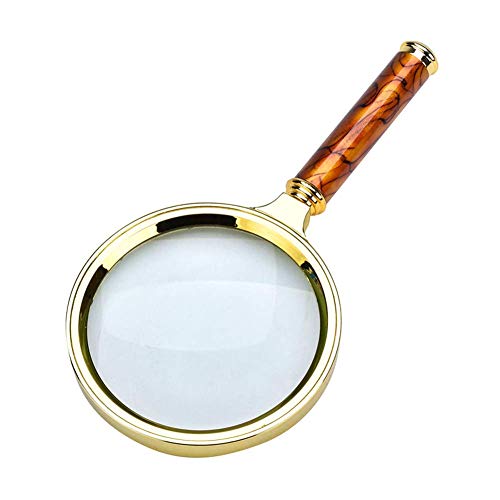 Lupa de lectura de 10x con lente óptica de 80mm y mango ergonómico para joyería 2