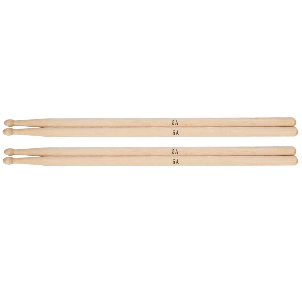 Jazz Drum Sticks, Classic Grade A Maple 16.02 X 0.55inch Drumsticks Strong and Sturdy Good Balance and Feel for Punk for Popular Music for Rock for Jazz(5A drum stick)