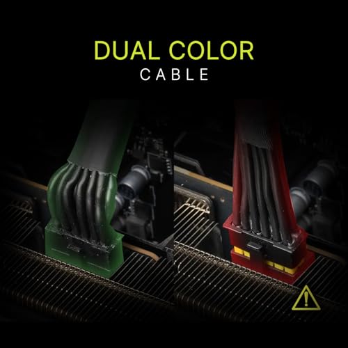 Image of MSI MAG A650GLS PCIE5, Fully Modular Compact Gaming 650W Power Supply, 80+ Gold, ATX 3.1 & PCIe 5.1 Ready, Native Dual-Color 12V-2x6 Embossed Jacket Cables, Low-Noise, 10 Year Warranty