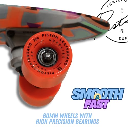 Image of Mini Cruiser 22 Inch for Beginners /Kids (Retro) | Skate Supply India