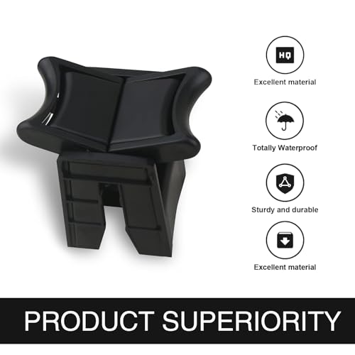 Inserto para portavasos de carro compatible Camry negro miniatura 4