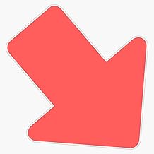 Imgur Downvote Pattern Sticker Bumper Sticker Vinyl Decal 5"