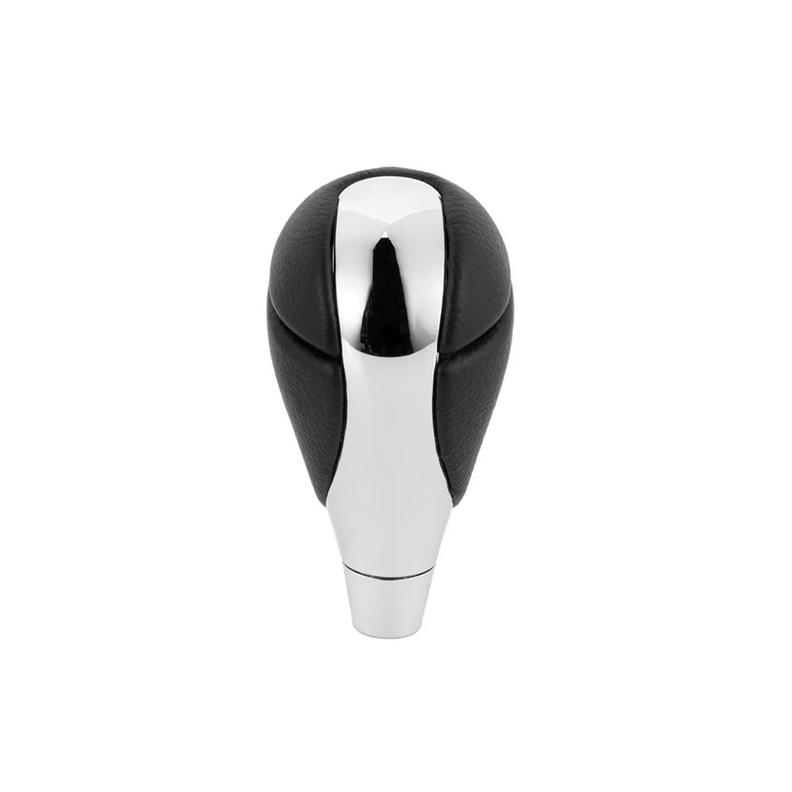 WYLWSHA Shift Gear Knob Cover ABS Carbon Fiber Gear Shift Knob for Toyota for Lexus for Crown for Camry for Hiace 2004-2012(Chrome)