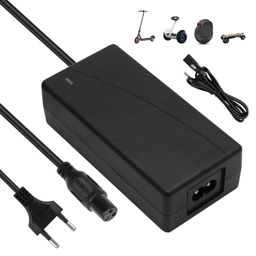 Hoverboard Ladegerät 42V 2A 3-Polig mit EU-Stecker, Schnelllade Power Netzteil mit Led-Anzeige Adapter für Elektro Scooter, Elektroroller, Elektrischen Selbstausgleichender Roller, Drifting Board Hoverboard Ladegerät 42V 2A 3-Polig mit EU-Stecker, Schnelllade Power Netzteil mit Led-Anzeige Adapter für Elektro Scooter, Elektroroller, Elektrischen Selbstausgleichender Roller, Drifting Board