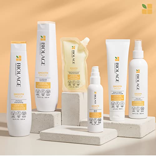 Biolage Smooth Proof Shampoo | Cleanses, Smooths & Controls Frizz | Paraben-Free | For Frizzy Hair #TOP4