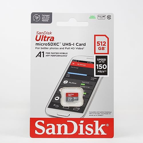 Image of SanDisk Ultra microSD UHS-I Card 512GB, 120MB /s R