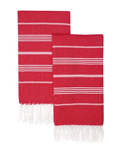 Park&Oz ( 2 Pack ) Turkish Cotton Lightweight Towel | Pre-Washed | Absorbent And Quick Dry | Sand Free | Oversized | Towels For Beach,Pool,Bathroom,Spa,Travel,Camping,Fitness,Yoga (Rose) #TOP22