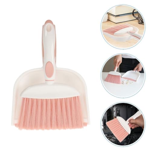 Alipis 1set Broom and Dustpan Ergonomic Small Cleaning Brush Lightweight Material for Efficient Home Car Use for Dust Dirt and Debris Removal Tight Spaces