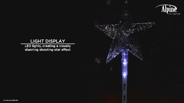 Amazon.com: Alpine Corporation Holiday Décor Shooting Star Garden