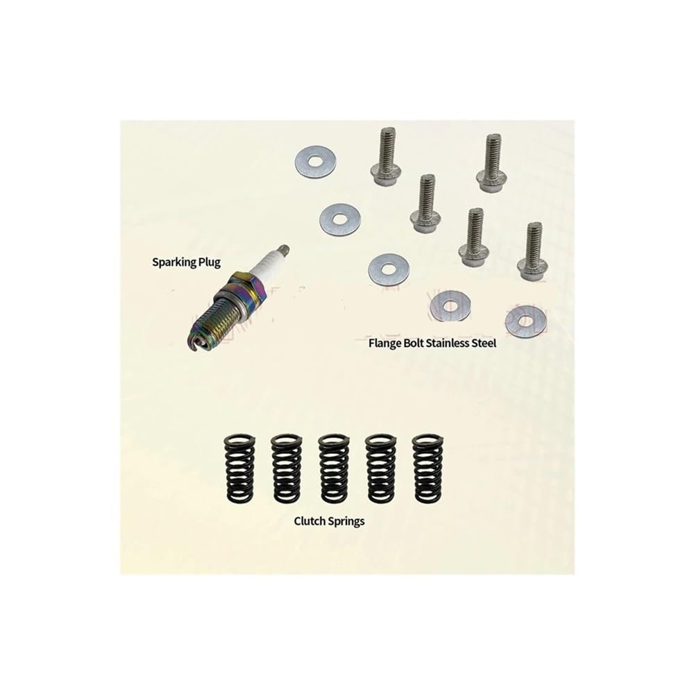 Embrague de Motocicleta Kit de Alta Resistencia con Resorte y Junta de Tapa for Raptor 660, 660R, YFM660R 2001-2005