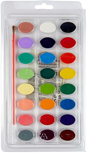 Crayola 53-0524 24 Ct Washable Watercolors Easy To Clean Up thumb #3