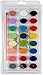 Crayola 24 Ct Washable Watercolors Easy to Clean Up, 24 Bright Washable Watercolor Paints, 1 Paintbrush, Ages 3+