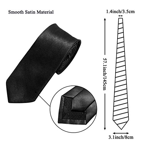 Ziyoot Gatsby Accessories for Men 20s Gangster Costume Set Manhattan Fedora Hat …