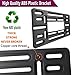 ZXFOOG Front License Plate Mounting Kit- Bumper License Plate Bracket Holder & Matte Black Aluminum Tag Frame, Universal 2 Drill Hole Adapter for Car/Truck/Trailer