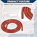 Hihaha Silicone Vacuum Tubing Hose Automotive Vacuum Line High Temperature 3.3FT 3/16