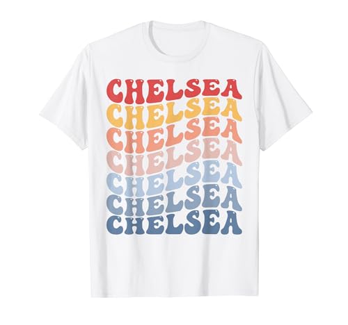 Estilo retro maravilloso del Chelsea City Camiseta