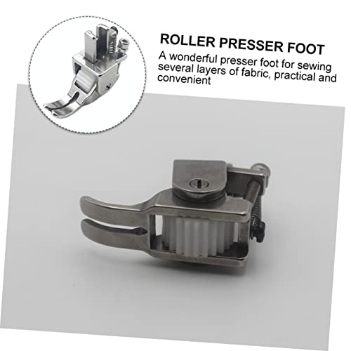 Pie prensatelas rodillo para máquina de coser plano miniatura 3