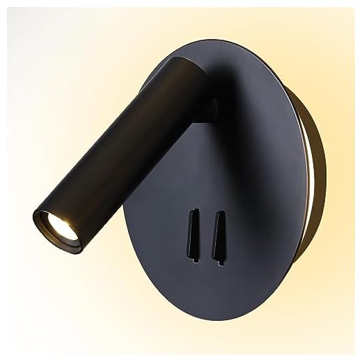 ZEROUNO Hardwired Wall Sconce Reading Light