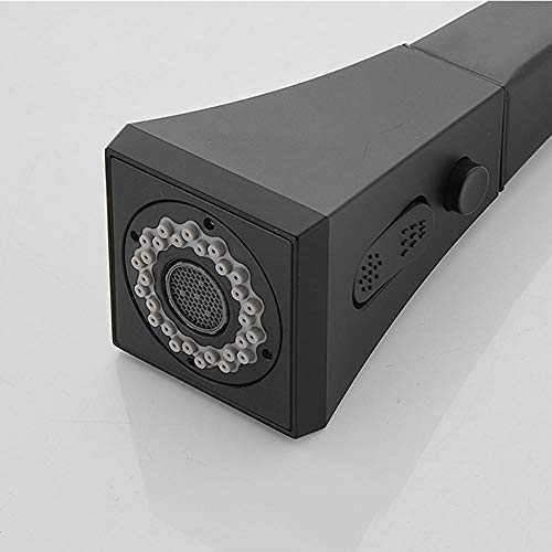 Robinet de cuisine noir rétractable pour éliminer les éclaboussures d'évier - 7