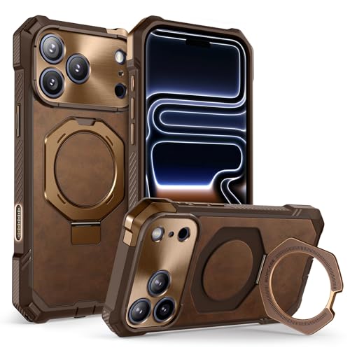 SUPCASE for iPhone 17 Pro Max Case with Kickstand (Unicorn Beetle Grip), [Camera Control Cover] [Compatible with MagSafe] [Military-Grade Drop Protection] Heavy Duty Magnetic Phone Case, Azu