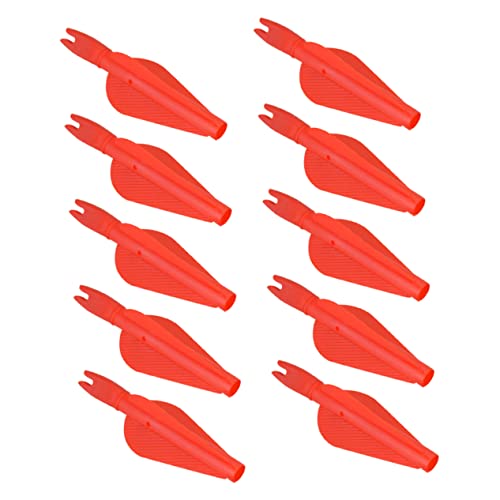 Parliky Arrow Tail Covers 10pcs Plastic Nocks for Archery Practice Youth-Friendly