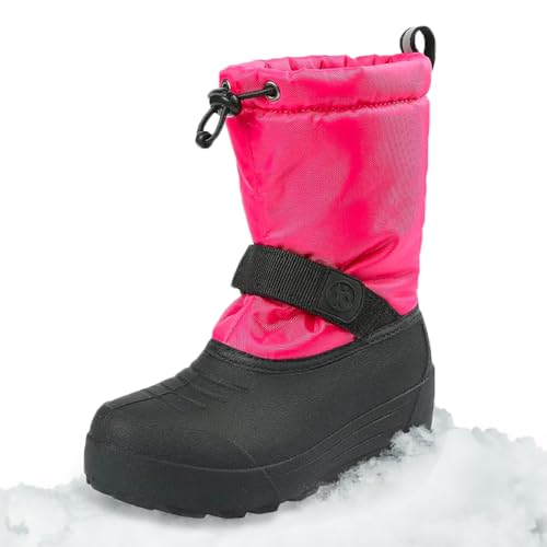 Image of Northside Frosty Insulated Winter Snow Boots for Girls and Boys with Rugged, Water Resistant Nylon Upper, Quick-Drying Lining, Removable EVA Insole, and Durable TPR Outsole