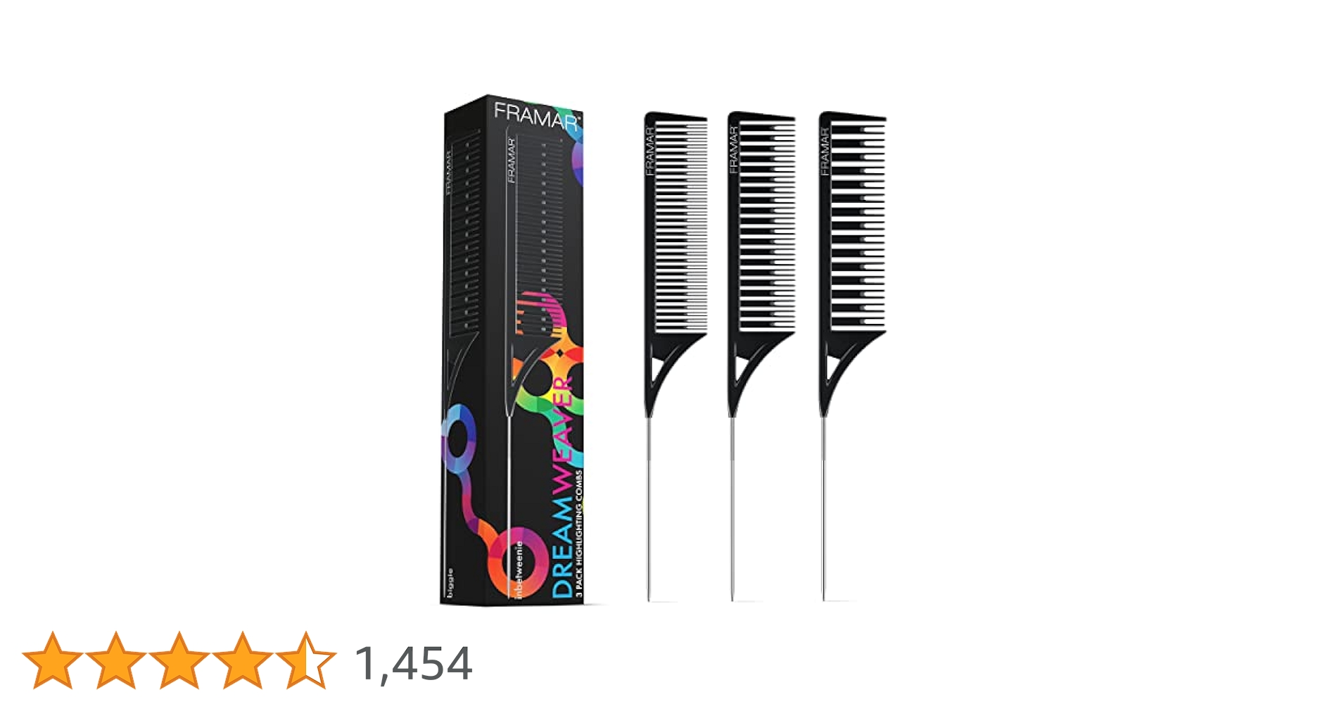 Amazon | ドリームウィーバー コームセット 3本入 ブラック