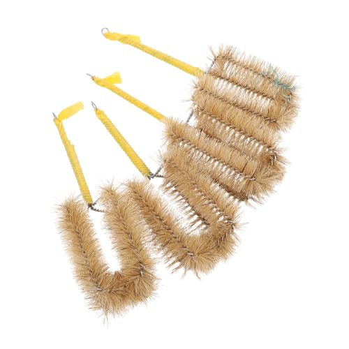 TOVINANNA 4 Piezas Cepillos de Limpieza para Frascos de Juego Cerdas para Experimentos Químicos y Limpieza de Frascos de Vidrio