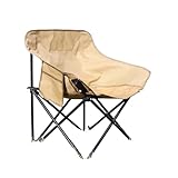 HUDFVIOI Campingstuhl Faltbar Outdoor Mond Stuhl Tragbare Angeln Sitz Kunst Skizzieren Rückenlehne Klapp Hocker Camping Stall Strand Garten Schreibtisch(F)