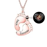 REGALO PERSONALIZADO: los collares de proyección personalizados son excelentes regalos para el día del padre, el día de la madre, regalos de Navidad, regalos de boda, regalos de aniversario, regalos de cumpleaños, regalos de graduación o la mejor opción de regalo para cualquier momento, para papá, mamá, esposo, esposa, abuelo , Abuela, Padre, Madre, Niño, Esposa, Hermano, Hermana, Yo mismo o cualquier hombre, mujer