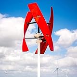 FMONH 400W Windturbinen-Stromgenerator Grüne geräuschlose vertikale Magnetschwebebahn-Windmühle 3 Blätter mit freiem Controller,C (B)