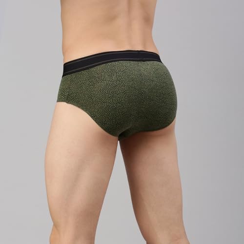 Image of Zoiro Men's Brief | Soft Band | Soft No-Marks Elastic | Breathable Innerwear | Pack of 1 | Color May Vary