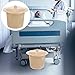 Healvian Chamber Pot Urine Bottles Plastic Portable Toilet with Lid Spittoon Bedside Urinal Basin Potty Pee Bucket for Elderly Adults Boys Girls