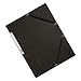 Produktbild Q-Connect KF02169 Flügelmappen Gummizugmappe Karton schwarz
