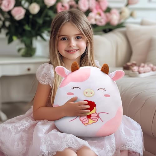 Image of Plush Pillow Stuffed Animals Toys Birthday Cute Soft Flower Gift Graduation