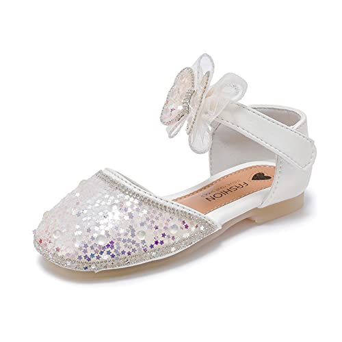 Fashion Kids Children Girls Spring Flower Strap Princess Dance Party Dress Baby Shoes for Closed Toe Shoes for Girls2