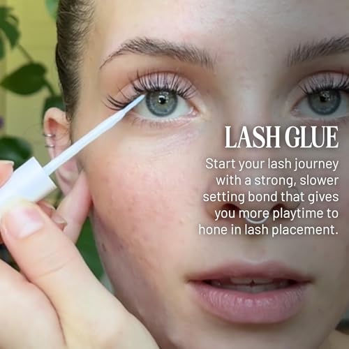 Lilac St - Originals Starter Kit - Includes Natural Faux Eyelash Clusters (10mm & 12mm), Clear Lash Glue, & Lash Applicator - Lightweight & Lifelike - Lasts 10 Days - Cruelty Free, Vegan - 20 Lashes - Image 4