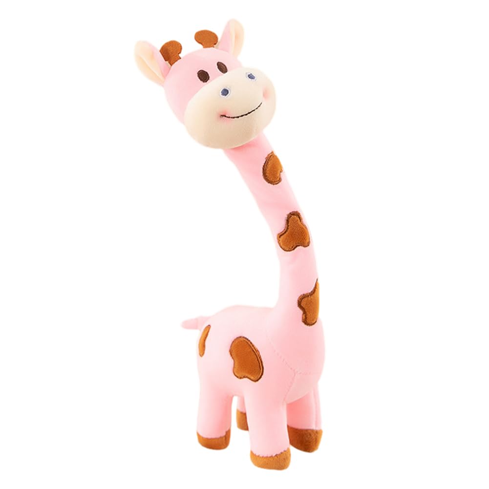 JAWSEU Giraffe Plush Toy,Cute Realistic Giraffe Stuffed Animals Soft Giraffe Plush Giant Giraffe Toys Animal Doll Plush Pillow Gifts for Kids Adults 50cm